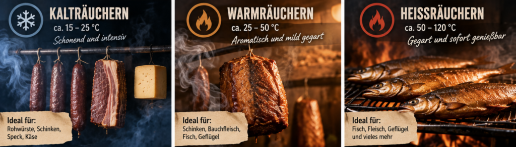 Selchverfahren Unterschied