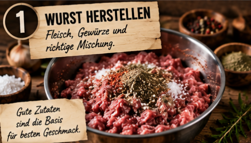 Wurst selber selchen - herstellen