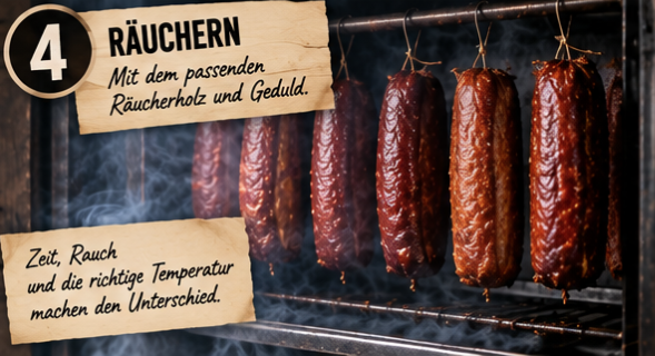 Wurst selber selchen - räuchern